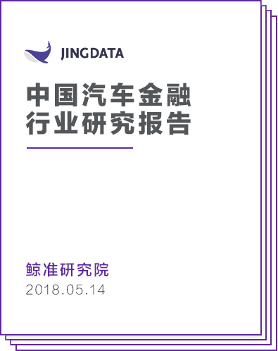 鲸准研究院丨中国汽车金融行业研究报告